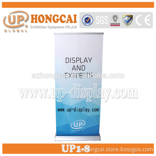 High Quality UP1-8 Quick Screen Roller Banner Stand for Single/Double Sided Graphic